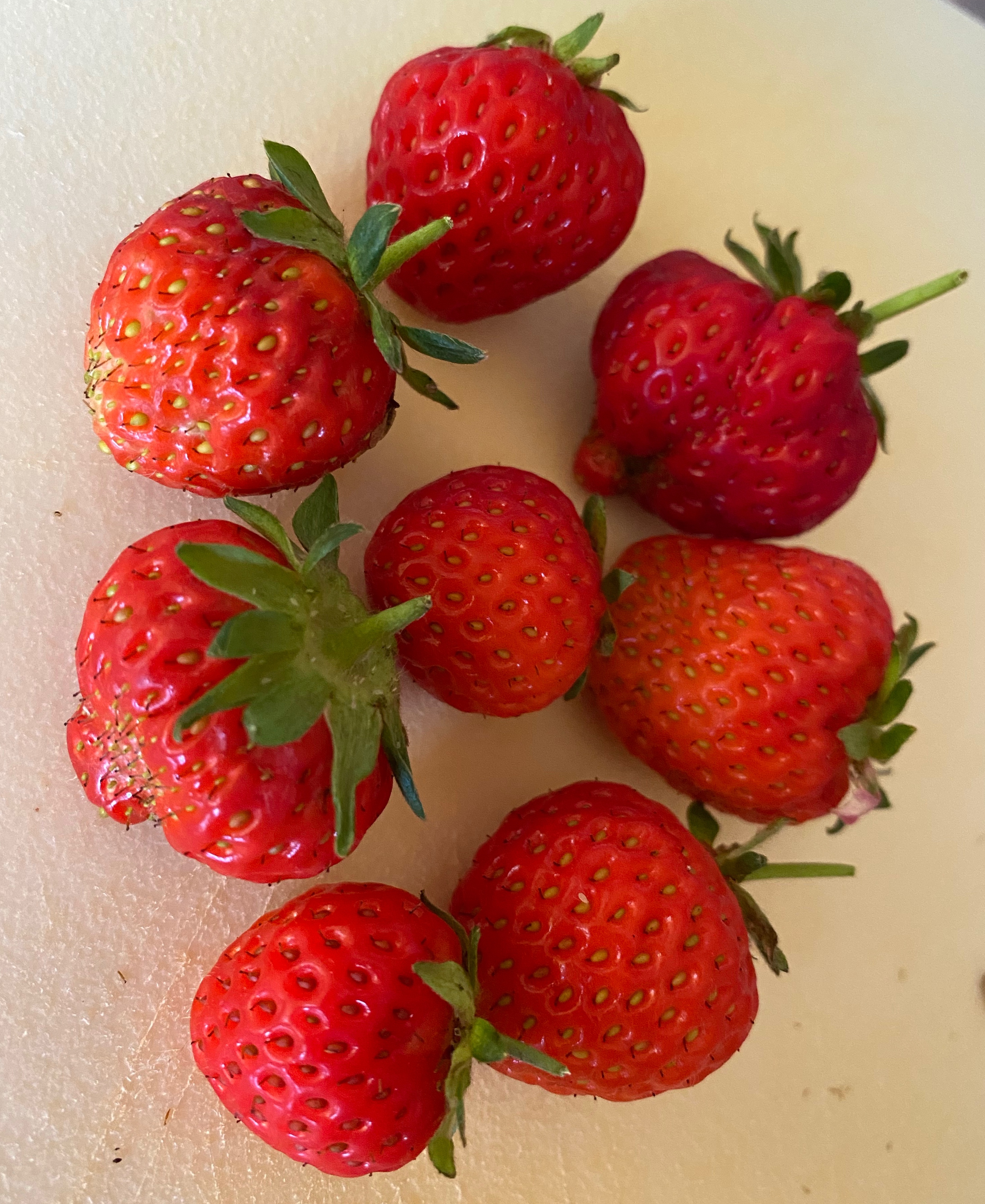 Collection of strawberries