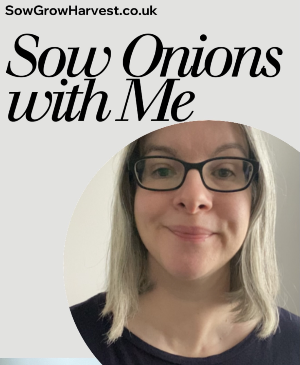 Sow Onion Seeds with Me