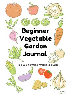 Beginner Vegetable garden journal